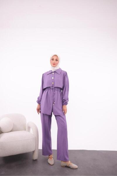 Tebrikler tekstil Women's Summer Hijab Suit Model G3341