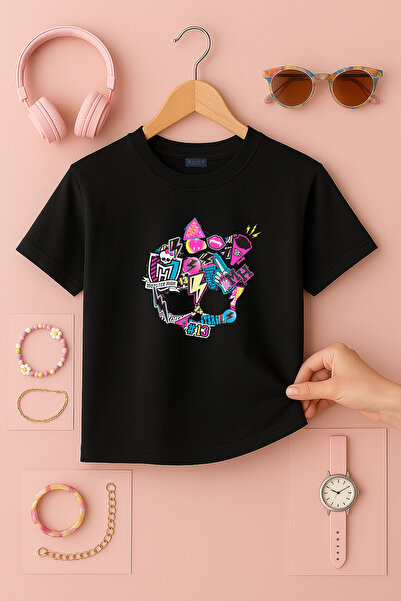 BLITZ ISTANBUL Monster High šarena majica sa dizajnom lubanje Štampano (za uz...