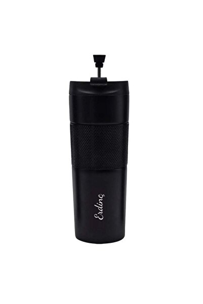 İkon store French Pressli Siyah Termos