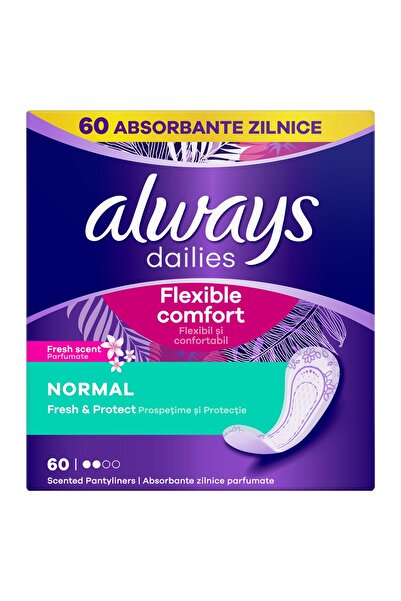 Always Dailies Normal Fresh and Protect Daily Pads With fresh fragrance x60