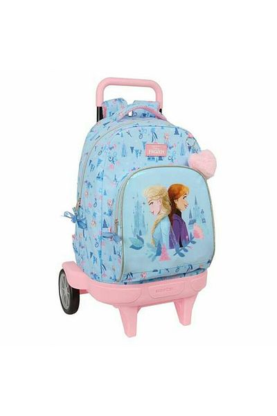 Frozen School Rucksack with Wheels Ice magic Blue 33 x 45 x 22 cm