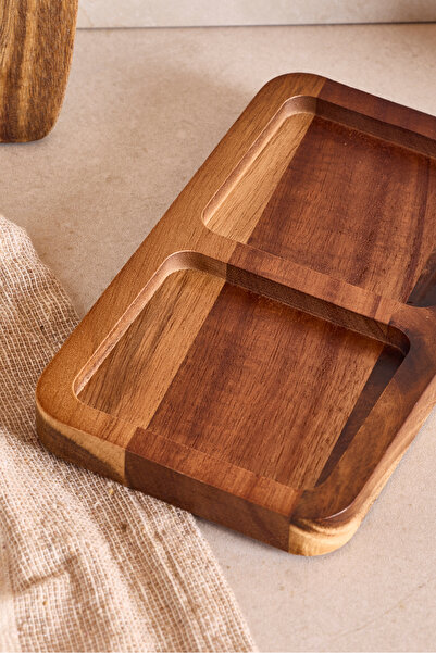 Perotti Akasya 2 Compartment Snack Bowl 17X10 cm