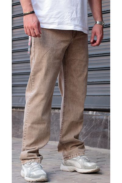 GREENPOLL Men's Baggy Loose Cut Trousers