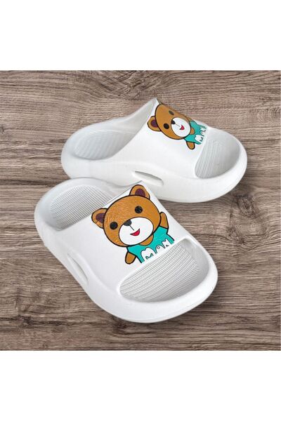 İpek Baby White Soft Soft Sole Slippers