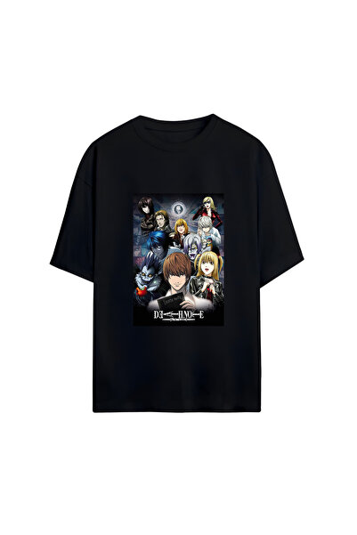 GraffTee DEATH NOTE ΟΥΝΙΣΕΞ OVERSIZE ΒΑΜΒΑΚΕΡΟ ΜΠΛΟΥΖΑΚΙ