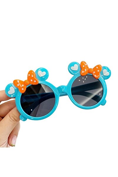 Mixbo Children's Sunglasses Mixbo, Universal Size, Blue with Orange Ribbon, Plastic