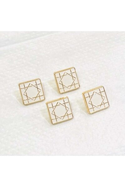 Abrar أزرار معدنية كبس للثوب السعودي الرجالي - 8 قطع - SH-2108