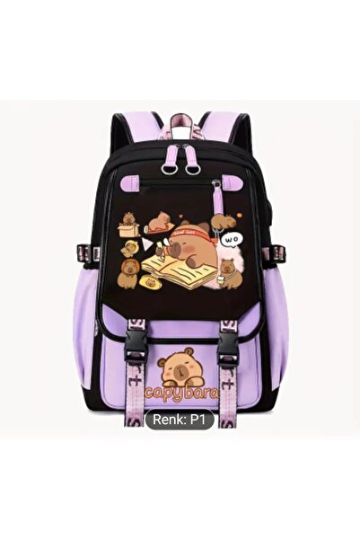 SANRIO CAPYBARA BÜYÜK BOY ÇOCUK OKUL ÇANTASI