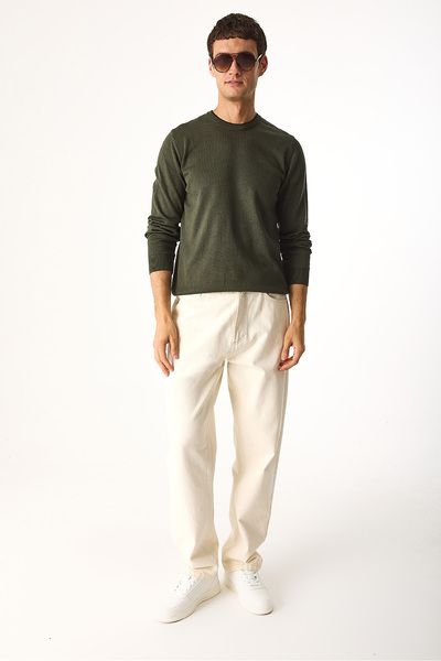 VENA Bisiklet Yaka Regular Fit Basic Triko