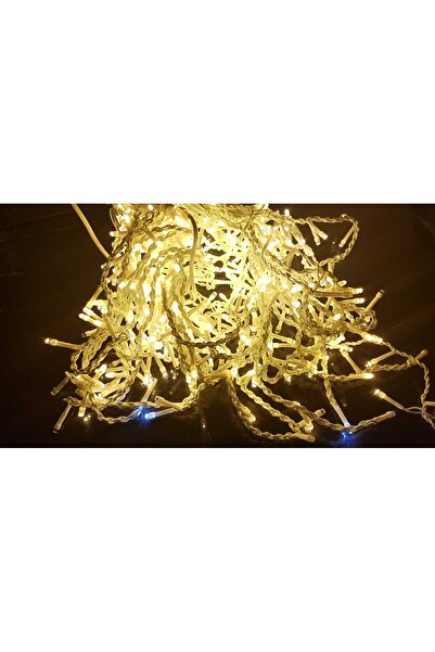 SDX Market Instalație de Crăciun 4mx0.7m, Cortină cu franjuri, Alb cald, 132 ...