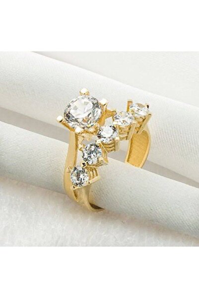 Shiklik MODA خاتم نسائي من حجر الكريستال لتكملة أناقتك