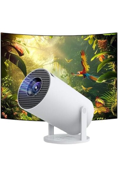 Shopi ANSHUN Mini Projector 4K+, Portable Projector 4K, Smart Projector Compatible with Android/TV Stick/H