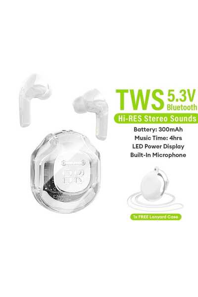 Bavin Baffin BA66 HiFi TWS Earphones Wireless Bluetooth 5.3 Stereo Sound Headphones with Built-in Microphone