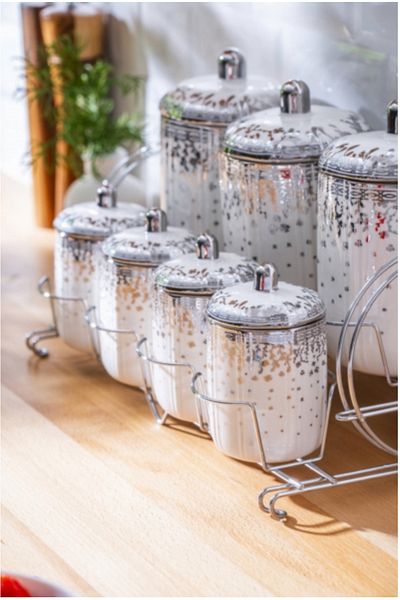 ACAR Joanne 8 Piece Spice Set- Silver