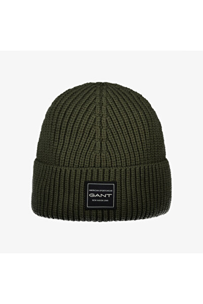 Gant Unisex Yeşil Logolu Bere