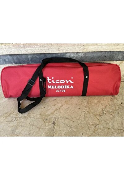 Ticon Melodika 32 Tuşlu Çantalı Kırmızı Renk