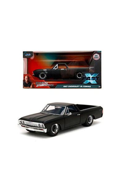 welcomein Die Cast Collectible Metal Licensed Fast & Furious Fast & Furious 1967 El Camino F10 1:24 Scale