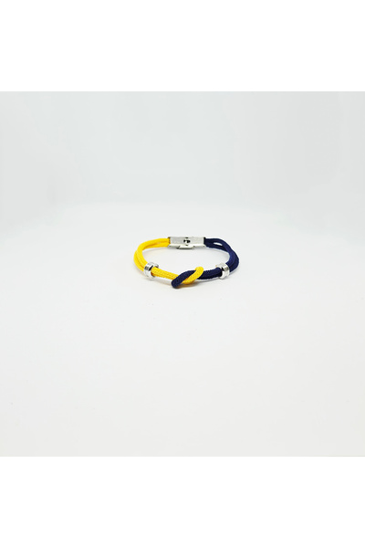 EleganTrend Yellow Navy Blue Men's Bracelet