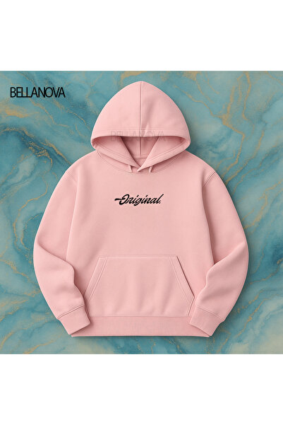bellanova Unisex Φούτερ με κουκούλα και 3 κλωστές
