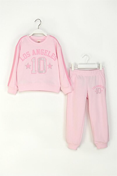 DMB BOYS & GIRLS DMB Дівчачий спортивний костюм Рожевий M 9843