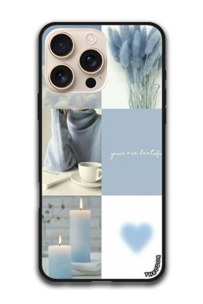 Theodor جراب واقٍ مضاد للخدش والصدمات لهاتف iPhone 16 Pro (6.3) بوصة أنت جميلة