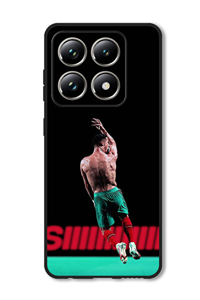 Theodor جراب متوافق مع هاتف Xiaomi 14T غطاء حماية مقاوم للصدمات رونالدو في ال...