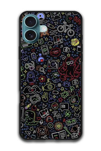 Theodor جراب واقٍ مضاد للخدش والصدمات لهاتف iPhone 16 Plus (6.7) بوصة أشياء ع...