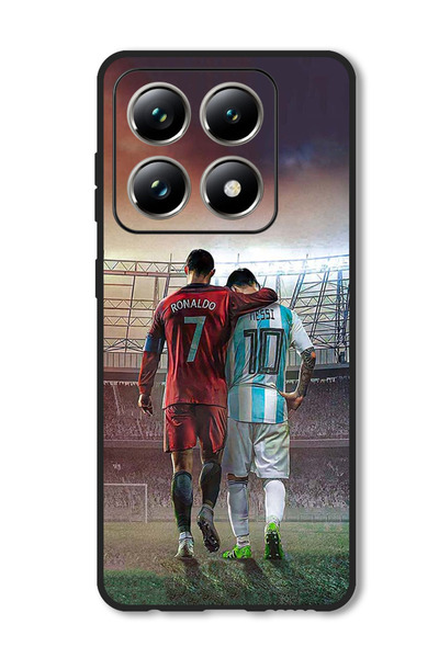 Theodor جراب متوافق مع هاتف Xiaomi 14T غطاء حماية مقاوم للصدمات رونالدو ميسي