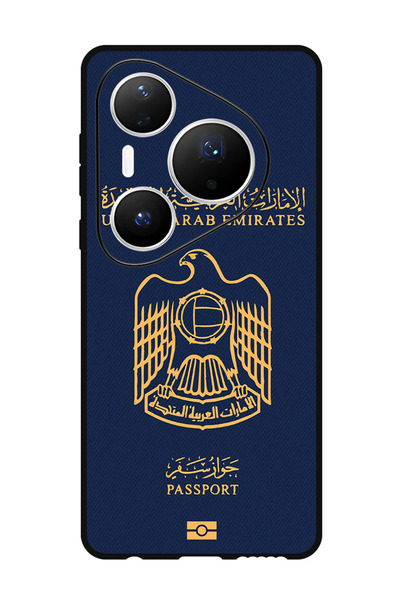 Theodor جراب متوافق مع هاتف هواوي بيورا 80 برو بلس مقاس 6.8 بوصة، غطاء حماية مقاوم للصدمات، جواز سفر الإمارات العربية المتحدة