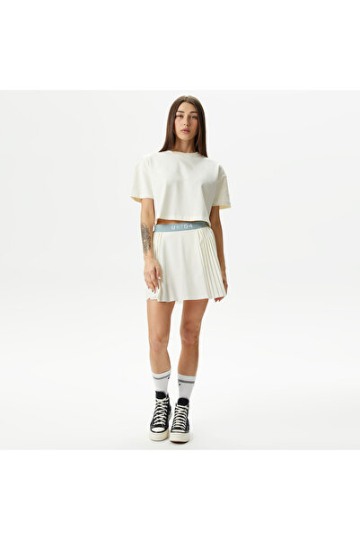United 4 UNITED4 Classic Kadın Krem Etek