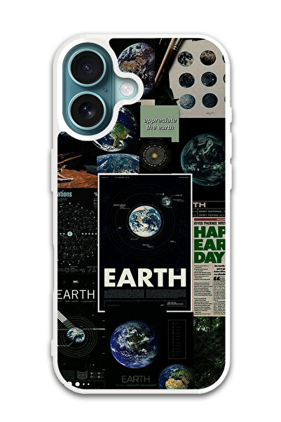 Theodor غطاء حماية لجهاز أبل آيفون 16 إيرث (مصد أبيض)