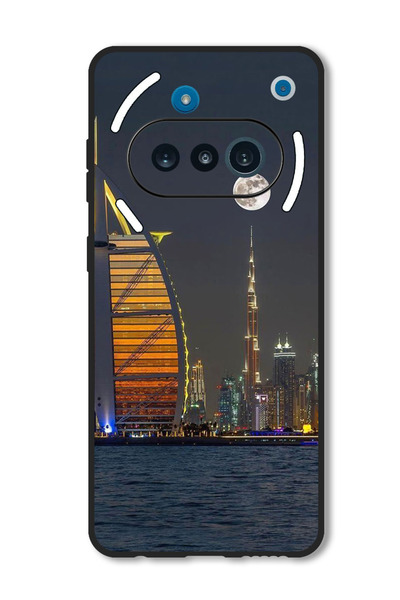 Theodor جراب متوافق مع هاتف Nothing Phone 3a غطاء حماية مقاوم للصدمات برج العرب