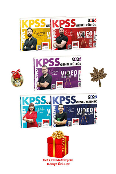 Yargı Yayınları Yargı Yayınları 2026 KPSS GK-GY Tüm Dersler Video Ders Notlar...