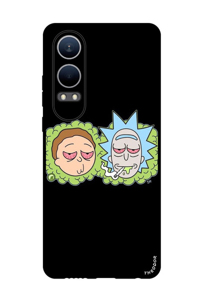 Theodor جراب واقٍ مضاد للخدش والصدمات لهاتف Oppo K12x (الصين) ريك ريد آيز