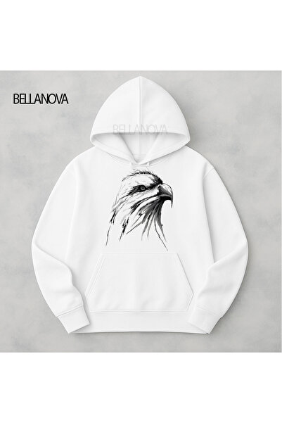 bellanova Κορυφαίας ποιότητας Unisex Φούτερ με κουκούλα και 3 κλωστές