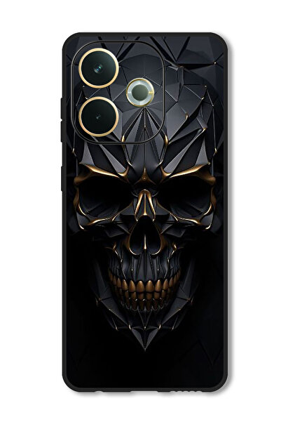 Theodor جراب متوافق مع هاتف Oppo A5 Pro غطاء حماية مقاوم للصدمات بتصميم جمجمة