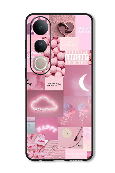 Theodor جراب متوافق مع هاتف Vivo V50 Lite غطاء حماية مقاوم للصدمات بتصميم عشوائي