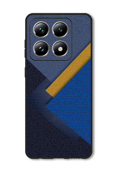 Theodor جراب متوافق مع هاتف Xiaomi 14T Pro، غطاء حماية مقاوم للصدمات، ظلال جلدية مثلثة الشكل