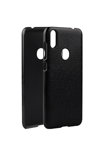 OEM Carcasă pentru Oukitel C15 Pro, textură Litchi, neagră