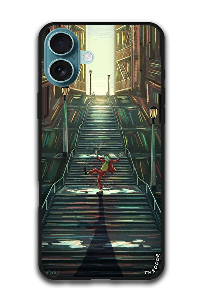 Theodor جراب واقٍ مضاد للخدش والصدمات لهاتف iPhone 16 (6.1) بوصة جوكر على الدرج