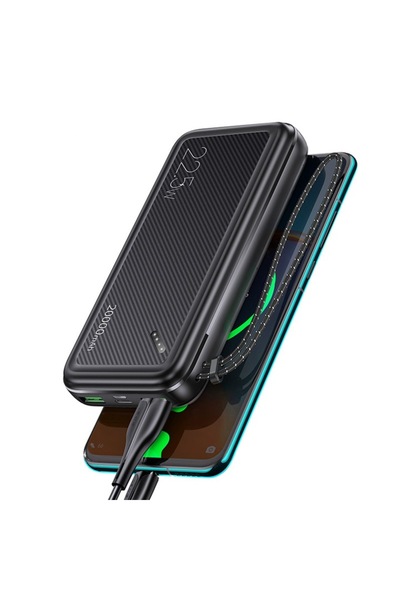 OEM Powerbank Extern 20000mAh, Silicon, 3xType-C, Micro-USB, 2xUSB, Z442, Negru