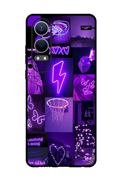 Theodor جراب واقٍ مضاد للخدش والصدمات لهاتف OnePlus Nord CE4 Lite بلون أرجوان...