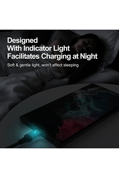 Joyroom Data and charging cable, USB Type-C to USB Type-C, 100W, 480Mbps, Fast Charging, LED indicator, 1.2m