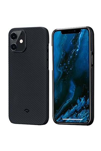 OEM Carcasă de protecție compatibilă cu Apple iPhone 12 Mini, Air Twill, neagră