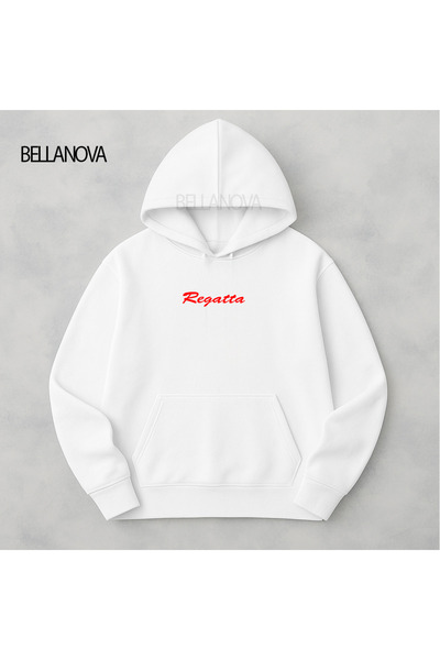 bellanova Κορυφαίας ποιότητας Unisex Φούτερ με κουκούλα και 3 κλωστές