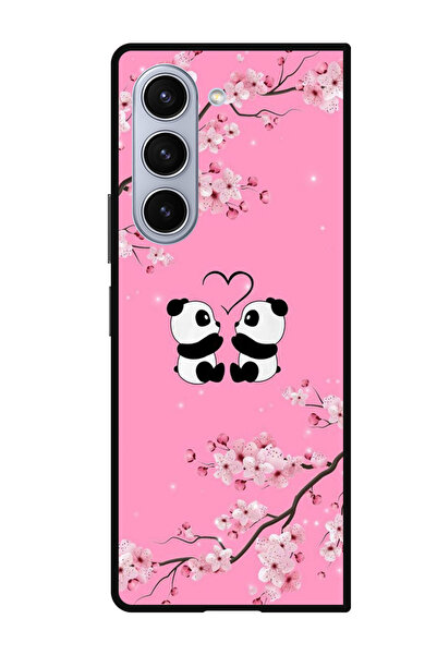 Theodor جراب واقٍ مضاد للخدش والصدمات لهاتف Samsung Galaxy Z Fold 5 بتصميم دب...