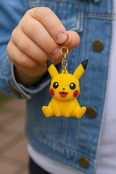 Masal Şekerleme Pokemon - Pikachu - Pikaçu Lüks Anahtarlık 4 Adet -