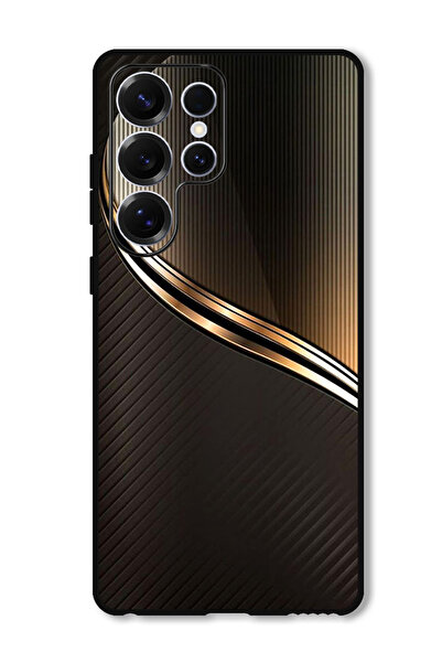 Theodor جراب واقٍ مضاد للخدش والصدمات لهاتف Samsung Galaxy S25 Ultra بنمط فولاذي