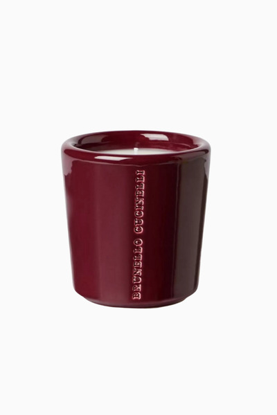 Brunello Cucinelli Ebony-Teak Kokulu Mum 60 Saat