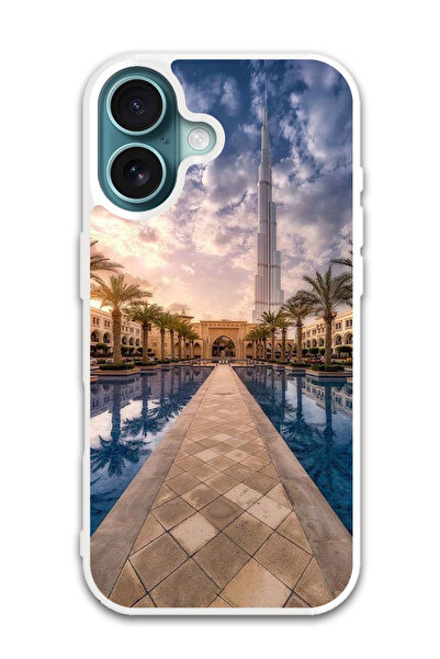 Theodor غطاء حماية لهاتف أبل آيفون 16 أتلانتس دبي (مصد أبيض)